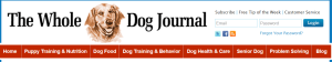 Whold Dog Journal header